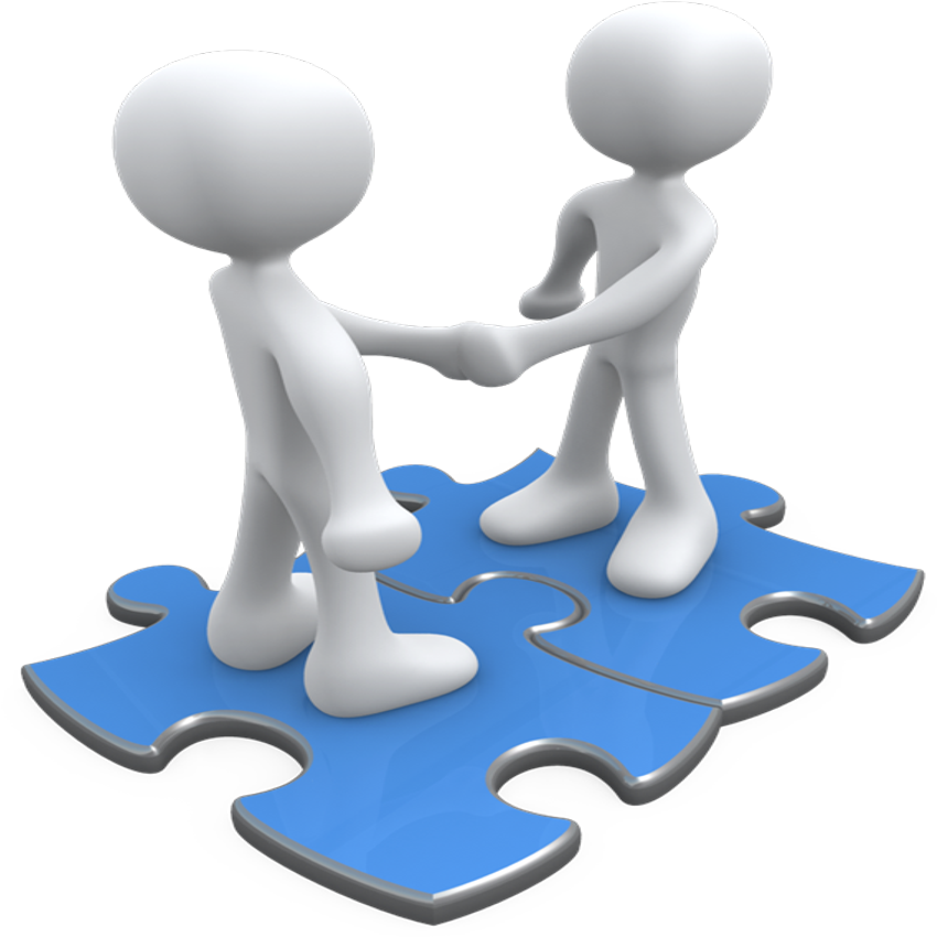 Illustration of trust and collaboration in digital shipping services